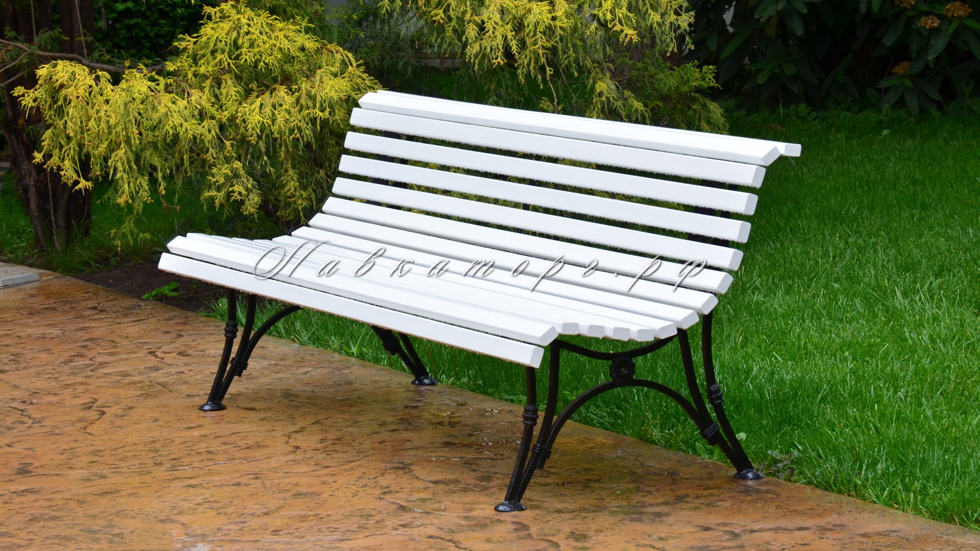 Скамейки парковые СК16л-2 из лиственницы