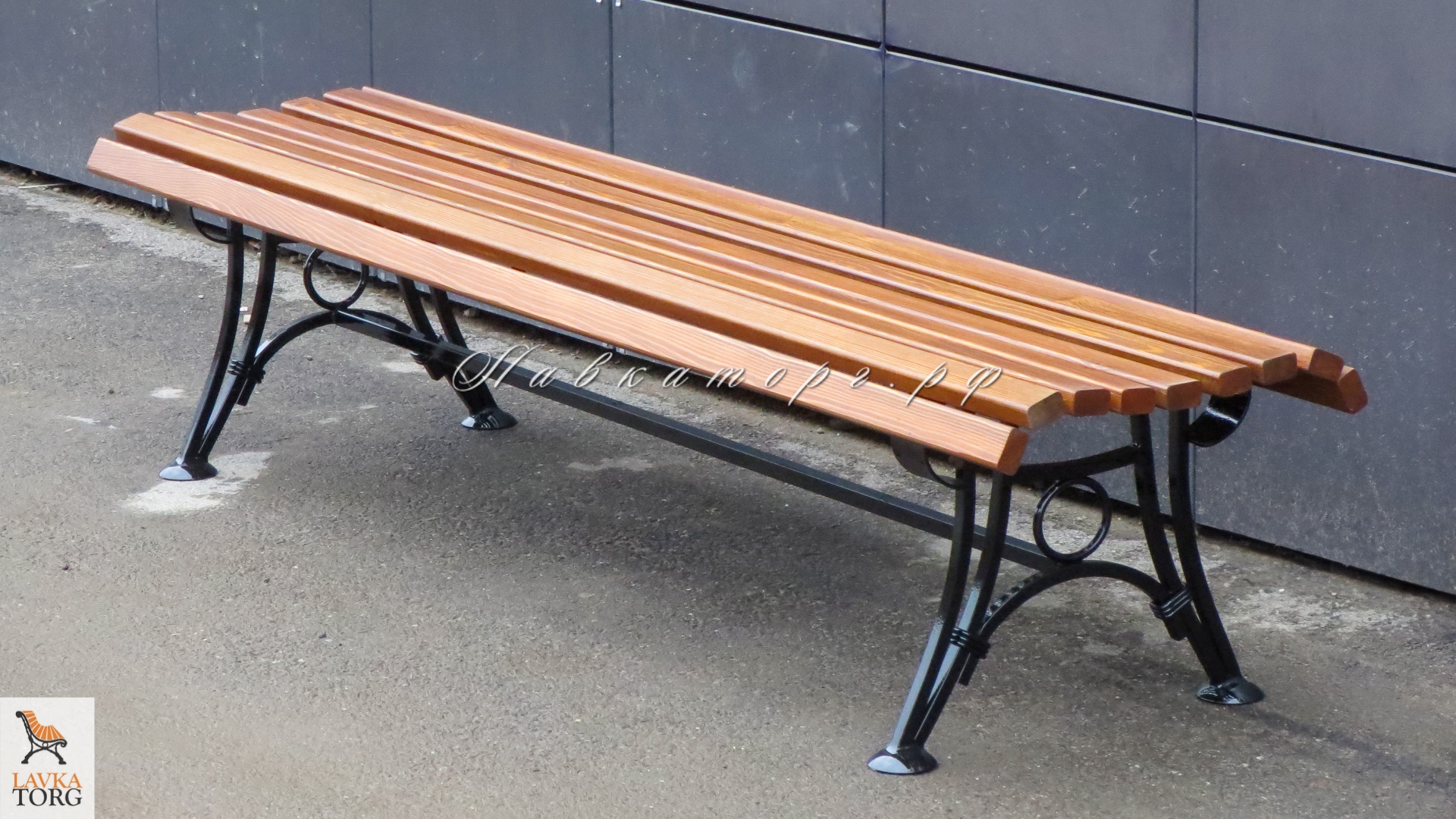 Лавочки без спинки из лиственницы СК16л-2б