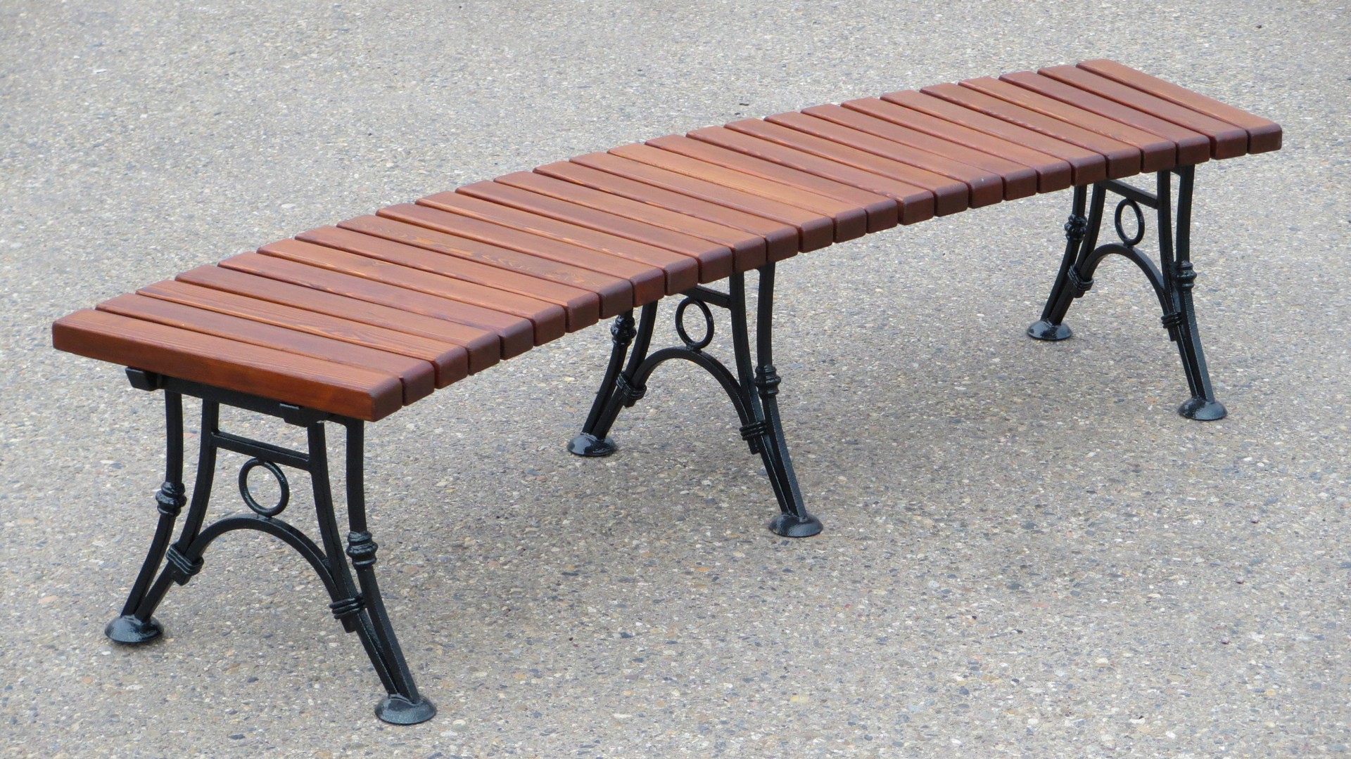 Скамейки радиусные СК16л-рб без спинки