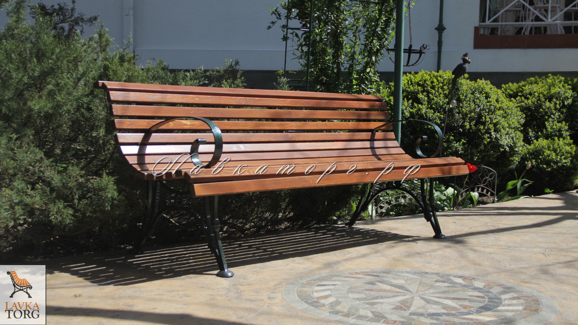 Скамейки с подлокотниками СК16сл-2п