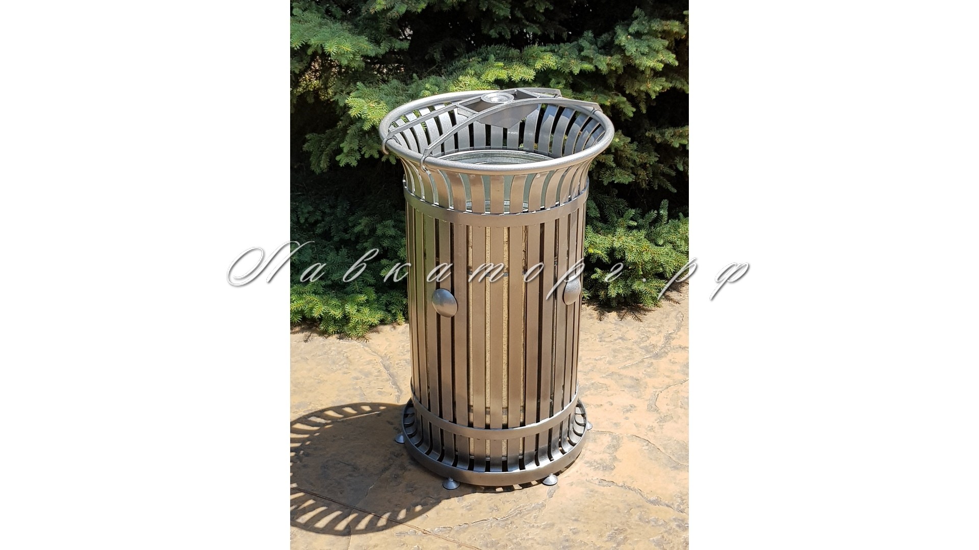 Урна уличная 80 литров УМ-2-80п с пепельницей