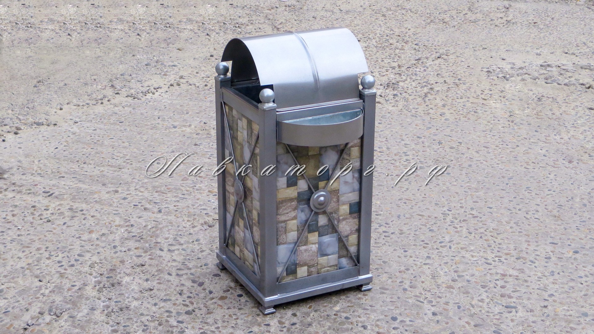 Урна из металла и керамики УМк-4