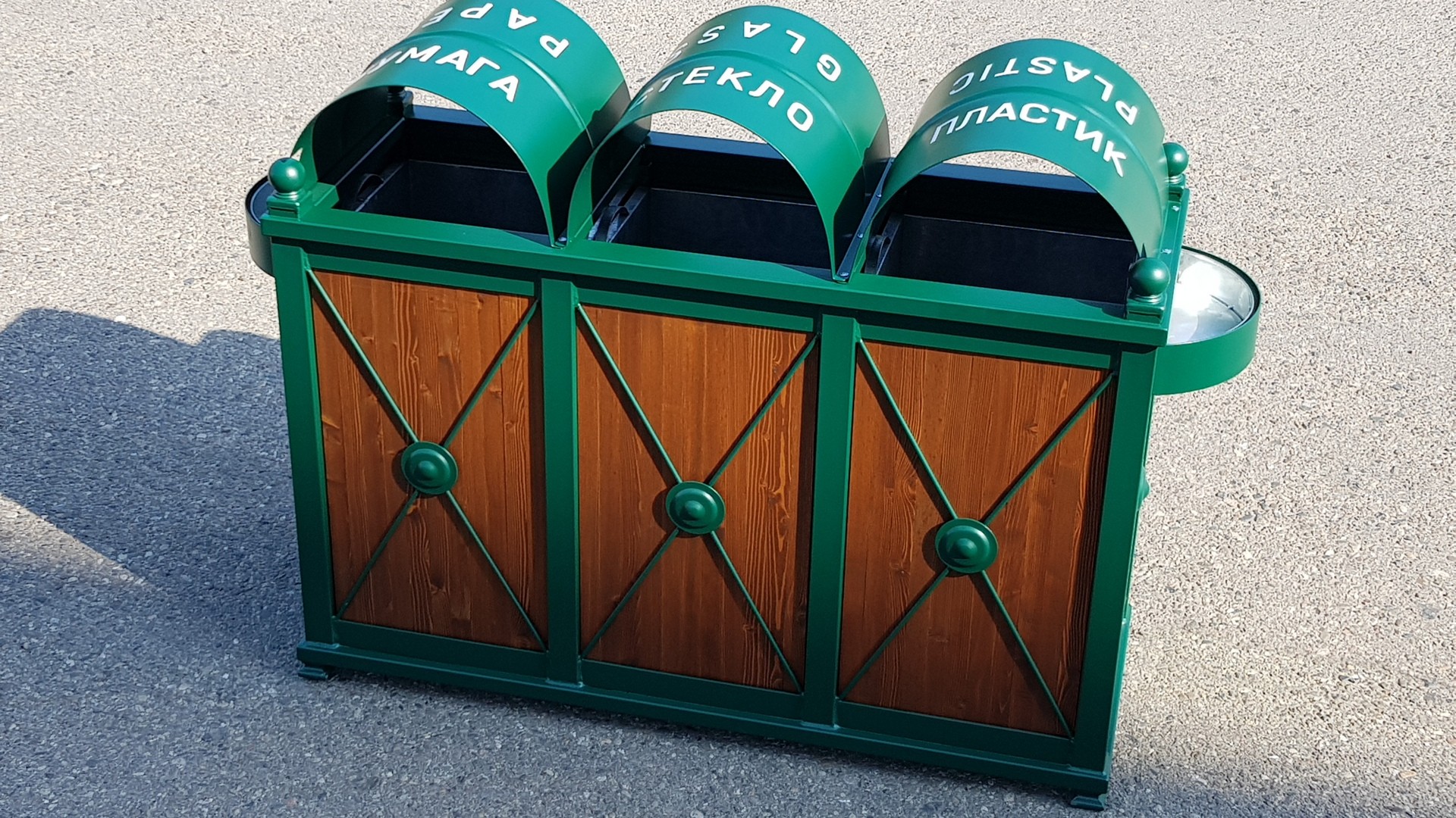 Урна для раздельного сбора мусора УМл-4х3кп