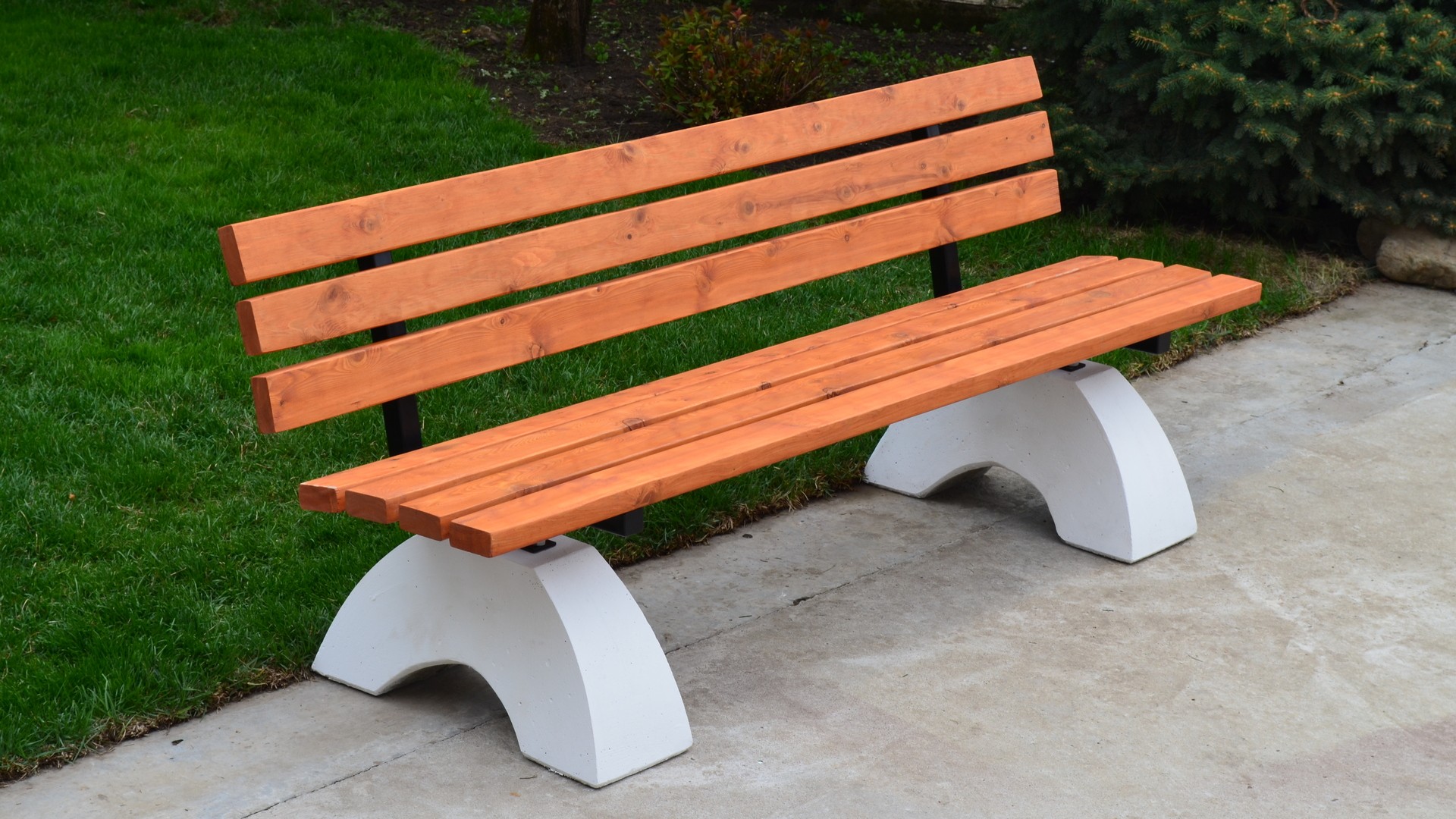 Скамейки бетонные парковые СБл-2